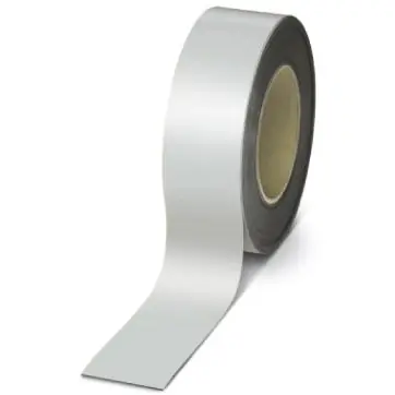 Magnetschild, 50 mm, Band weiß, 15 m, 1014315 Preiswert