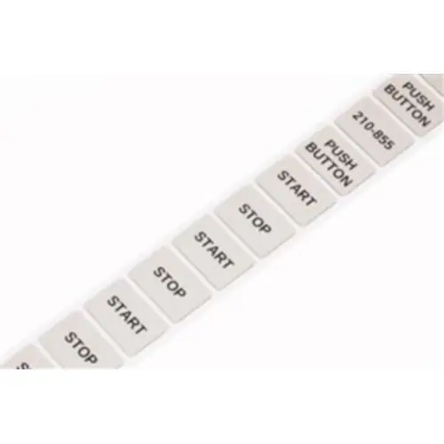 Kostenfreie Lieferung Polyester Schild, (L x B) 27 x 18 mm, silber, Rolle mit 350 Stk, 210-855