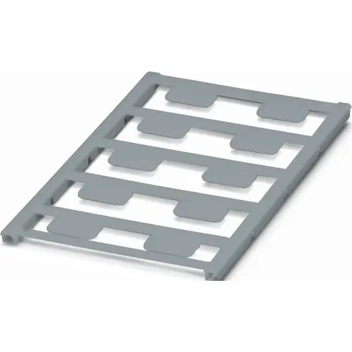 Schneller Versand PA Gerätemarkierer, (L x B) 8 x 20 mm, silber, Seite mit 10 Stk, 0828097