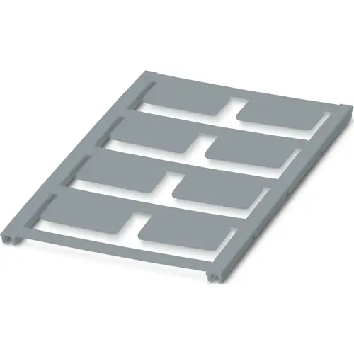 Schnäppchen PA Gerätemarkierer, (L x B) 14.8 x 27 mm, silber, Seite mit 8 Stk, 0827896