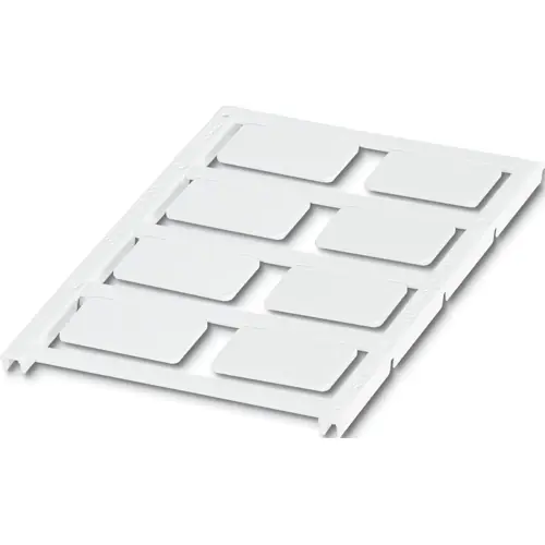 Kostenloser Rückversand PA Gerätemarkierer, (L x B) 17.6 x 27 mm, weiß, Seite mit 8 Stk, 0803225