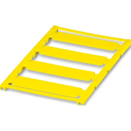 Markenware PA Gerätemarkierer, (L x B) 15 x 60 mm, gelb, Seite mit 4 Stk, 0822644