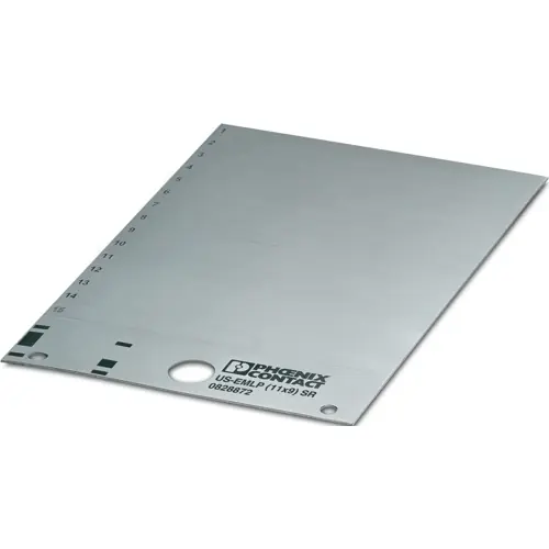 PVC Gerätemarkierer, (L x B) 9 x 11 mm, silber, Trägerkarte mit 135 Stk, 0828872 Angebot