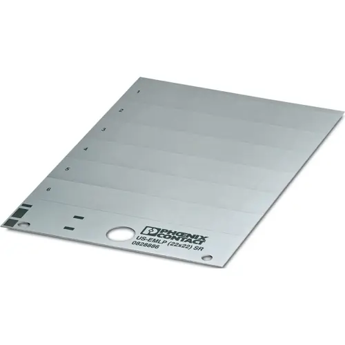 Geprüft PVC Gerätemarkierer, (L x B) 21.8 x 21.8 mm, silber, Trägerkarte mit 24 Stk, 0828886