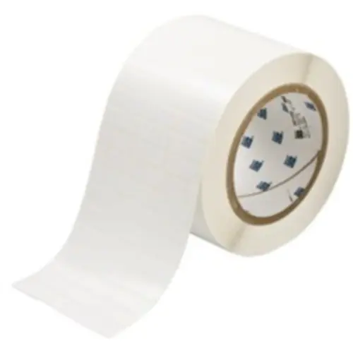 Polyester Etikett, (L x B) 25.4 x 9.53 mm, weiß, Rolle, THT-3-423-10, Packung mit 10000 Stück Highlight