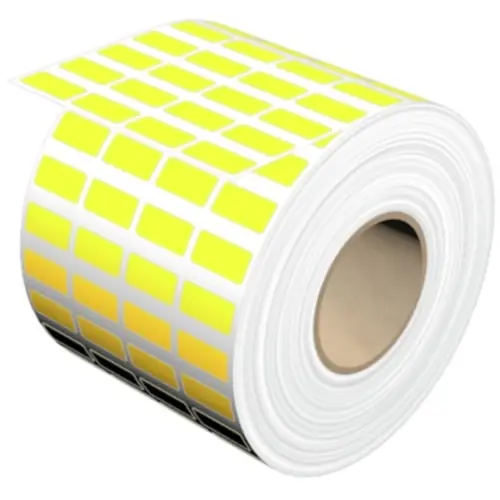 Neu Polyester Etikett, (L x B) 17 x 8 mm, gelb, Rolle mit 10000 Stk, 1027620000