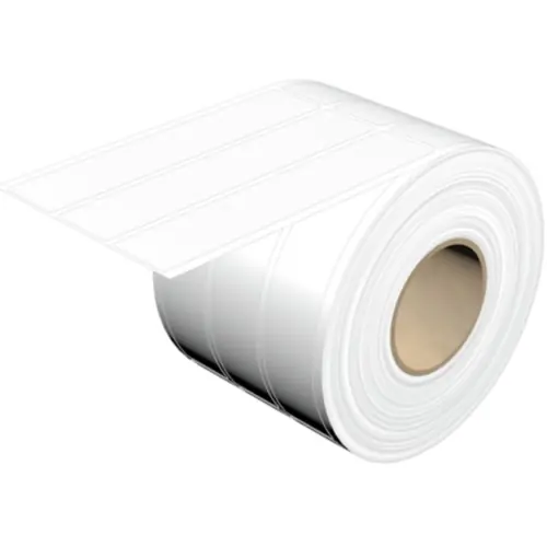 Polyester Etikett, (L x B) 100 x 20 mm, weiß, Rolle mit 1500 Stk, 1085440000 Schneller Versand