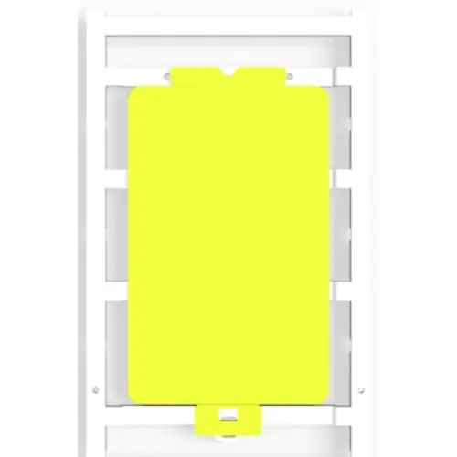 PA Gerätemarkierer, (L x B) 85 x 54 mm, gelb, 10 Stk, 1138440000 Neue Ware