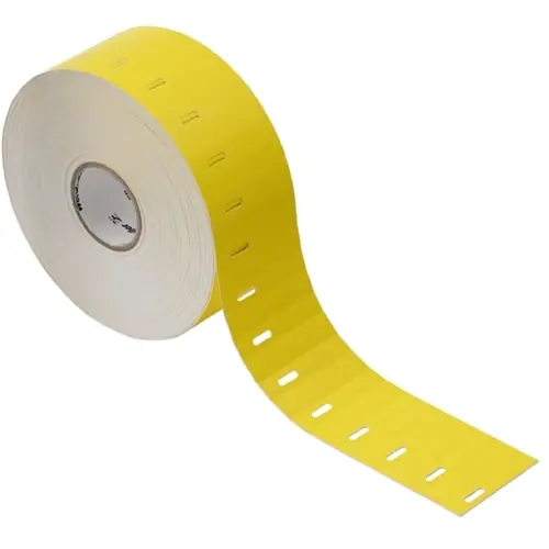 PP Etikett, (L x B) 50 x 12.5 mm, gelb, Rolle mit 2000 Stk, 1161810000 Zertifiziert