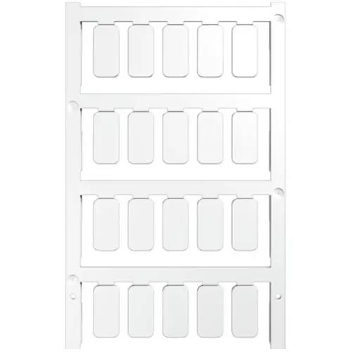 Mega-Angebot PA Gerätemarkierer, (L x B) 18 x 9.5 mm, weiß, 200 Stk, 1248580000