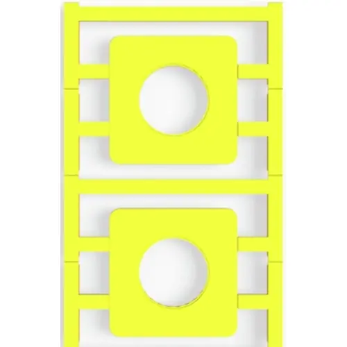 Direkt Vom Hersteller PA Gerätemarkierer, (L x B) 45 x 45 mm, gelb, 20 Stk, 1248660000