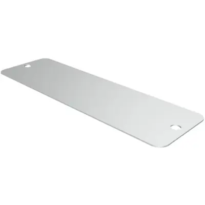 Top-Angebot Aluminium Schild, (L x B) 85 x 27 mm, silber, 80 Stk, 1327830000