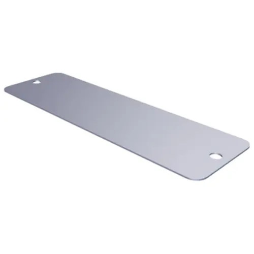 Edelstahl Schild, (L x B) 85 x 27 mm, silber, 80 Stk, 1327840000 Nur Heute