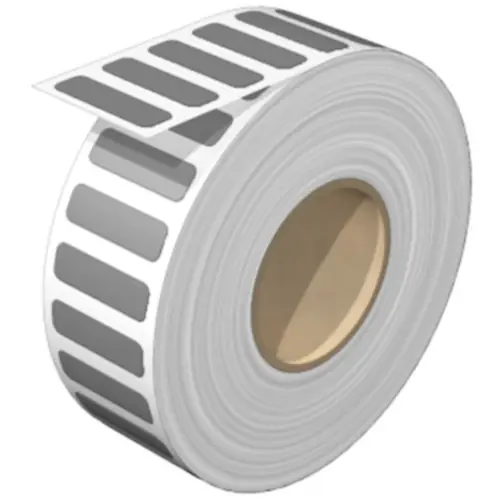 Polyester Gerätemarkierer, (L x B) 27 x 8 mm, grau, Rolle mit 100 Stk, 2496990000 Schnäppchen