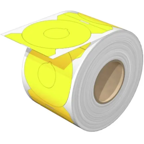 Top-Preis Polyester Gerätemarkierer, (L x B) 60 x 60 mm, gelb, Rolle mit 100 Stk, 2497030000