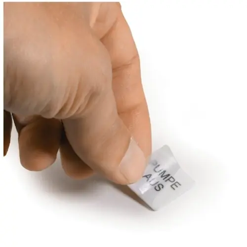 Polyester Gerätemarkierer, (L x B) 27 x 8 mm, transparent, 1650 Stk, 1720570000 Angebot