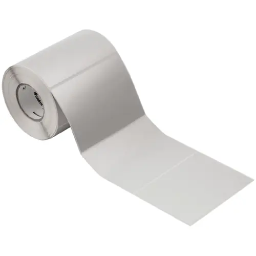 Polyester Etikett, (L x B) 101 x 74 mm, silber, Rolle mit 500 Stk, 1762960001 Bestpreis