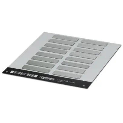 Versand Am Gleichen Tag Edelstahl Schild, (L x B) 60 x 15 mm, silber, Seite mit 16 Stk, 1031604