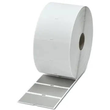 Polyester Sicherheitsetikett, (L x B) 100 x 50 mm, silber, Seite mit 3000 Stk, 1080203 Bestpreis