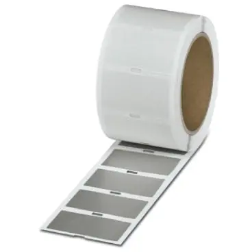 Versand Am Gleichen Tag Polyester Etikett, (L x B) 60 x 30 mm, silber, Rolle mit 1000 Stk, 1054879