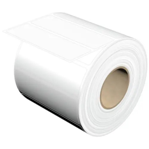 Markenware Polyester Etikett, (L x B) 85 x 27 mm, weiß, Rolle mit 1000 Stk, 1449830000