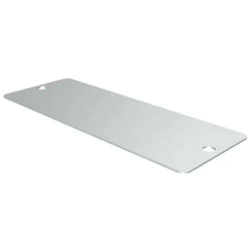 Aluminium Schild, (L x B) 70 x 27 mm, silber, 80 Stk, 1500170000 Günstig