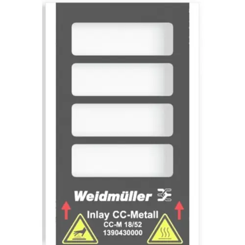 Edelstahl Schild, (L x B) 52 x 18 mm, silber, 1505350000 Neuheit