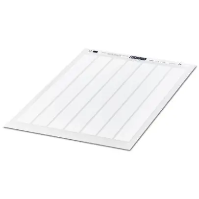 Preiswert Polyester Etikett, (L x B) 25 x 8 mm, weiß, DIN-A4-Bogen mit 224 Stk, 5032332