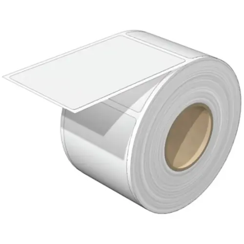 Markenware Polyester Gerätemarkierer, (L x B) 85 x 54 mm, weiß, Rolle mit 450 Stk, 2005270000