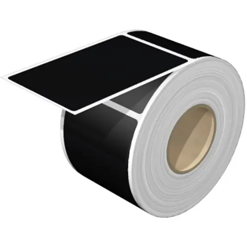 Preisknaller Polyester Gerätemarkierer, (L x B) 85 x 54 mm, schwarz, Rolle mit 450 Stk, 2005310000