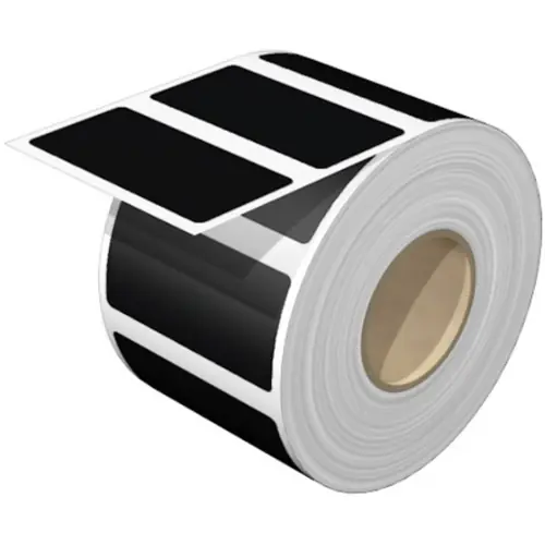 Sichere Zahlung Polyester Gerätemarkierer, (L x B) 60 x 30 mm, schwarz, Rolle mit 450 Stk, 2005390000