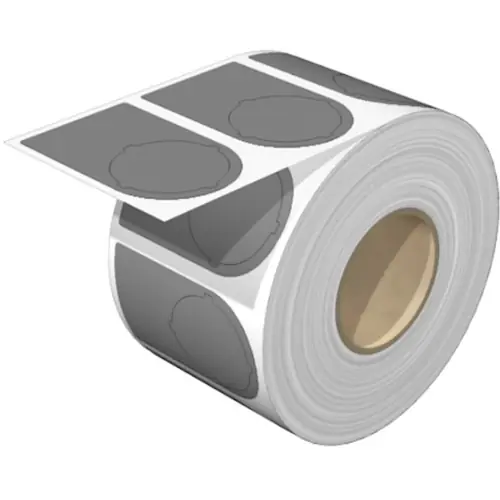 Polyester Gerätemarkierer, (L x B) 56 x 36 mm, grau, Rolle mit 1000 Stk, 2006120000 Preisreduziert
