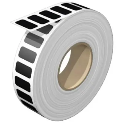 Jetzt Bestellen Polyester Gerätemarkierer, (L x B) 18 x 9 mm, schwarz, Rolle mit 1000 Stk, 2006200000