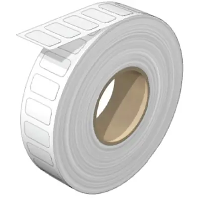 Polyester Gerätemarkierer, (L x B) 18 x 9 mm, weiß, Rolle mit 1000 Stk, 2006220000 Sonderangebot