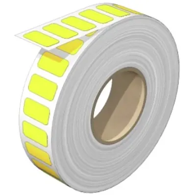 Polyester Gerätemarkierer, (L x B) 18 x 9 mm, gelb, Rolle mit 1000 Stk, 2006240000 Neu Im Sortiment