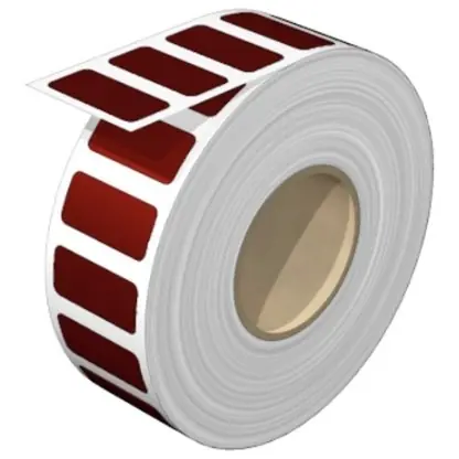 Polyester Gerätemarkierer, (L x B) 27 x 12.5 mm, rot, Rolle mit 1000 Stk, 2006540000 Preis Gesenkt