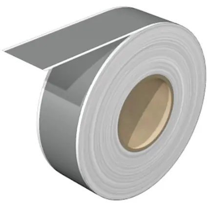 Günstig Polyester Etikett, (L x B) 30 m x 27 mm, silber, Rolle mit 1 Stk, 2006620000