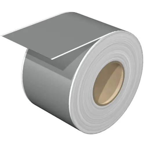 Billig Polyester Etikett, (L x B) 30 m x 60 mm, silber, Rolle mit 1 Stk, 2006680000