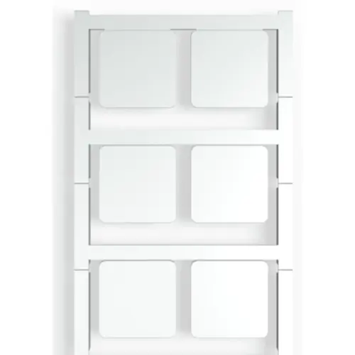 Beliebt PA Gerätemarkierer, (L x B) 27 x 27 mm, silber, 60 Stk, 1782990000