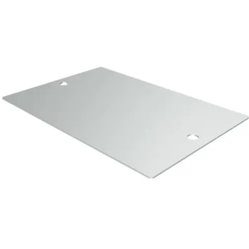Aluminium Schild, (L x B) 70 x 48 mm, silber, 40 Stk, 1415720000 Gratis Versand