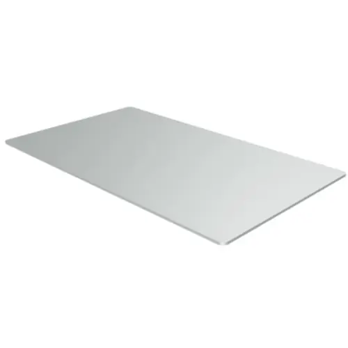Gratis Versand Aluminium Schild, (L x B) 58 x 34.8 mm, silber, 100 Stk, 1415750000