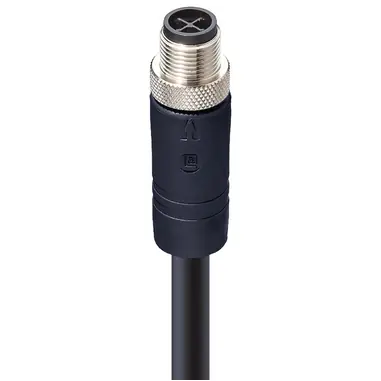 Sensor-Aktor Kabel, M12-Kabelstecker, gerade auf offenes Ende, 4-polig, 2 m, PVC, schwarz, 16 A, 934851305 Ausverkauf
