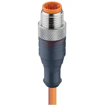 Sensor-Aktor Kabel, M12-Kabelstecker, gerade auf offenes Ende, 5-polig, 10 m, PUR, orange, 4 A, 47018 Ausverkauf
