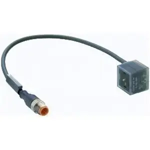 Neu Im Sortiment Sensor-Aktor Kabel, M12-Kabelstecker, gerade auf Ventilsteckverbinder DIN form A, 3-polig, 1 m, PUR, schwarz, 4 A, 11927