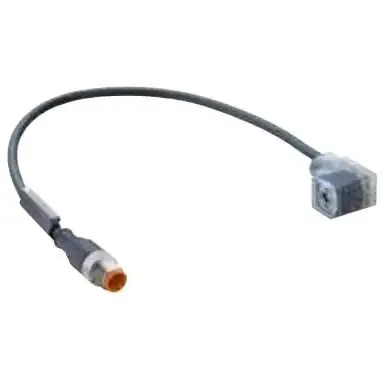 Sensor-Aktor Kabel, M12-Kabelstecker, gerade auf Ventilsteckverbinder DIN form C, 3-polig, 10 m, schwarz, 4 A, 10515 Bestseller