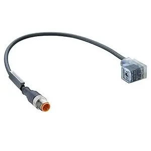 Nur Für Kurze Zeit Sensor-Aktor Kabel, M12-Kabelstecker, gerade auf Ventilstecker, 3-polig, 25 m, PUR, schwarz, 4 A, 362