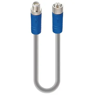 Preiswert Sensor-Aktor Kabel, M12-Kabelstecker, gerade auf M12-Kabeldose, gerade, 5-polig, 15 m, PUR, grau, 16 A, 21058
