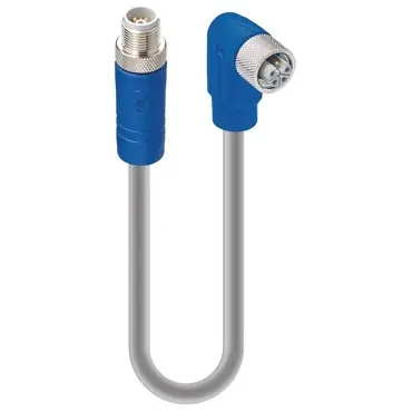 Mega-Angebot Sensor-Aktor Kabel, M12-Kabelstecker, gerade auf M12-Kabeldose, abgewinkelt, 5-polig, 2 m, PUR, grau, 16 A, 934853488