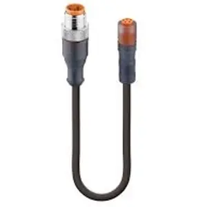 Günstig Sensor-Aktor Kabel, M8-Kabelstecker, gerade auf M8-Kabeldose, gerade, 5-polig, 10 m, PVC, schwarz, 4 A, 934898007