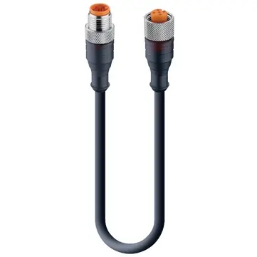 Aktuell Sensor-Aktor Kabel, M12-Kabelstecker, gerade auf M12-Kabeldose, gerade, 5-polig, 60 m, PVC, orange, 4 A, 21460